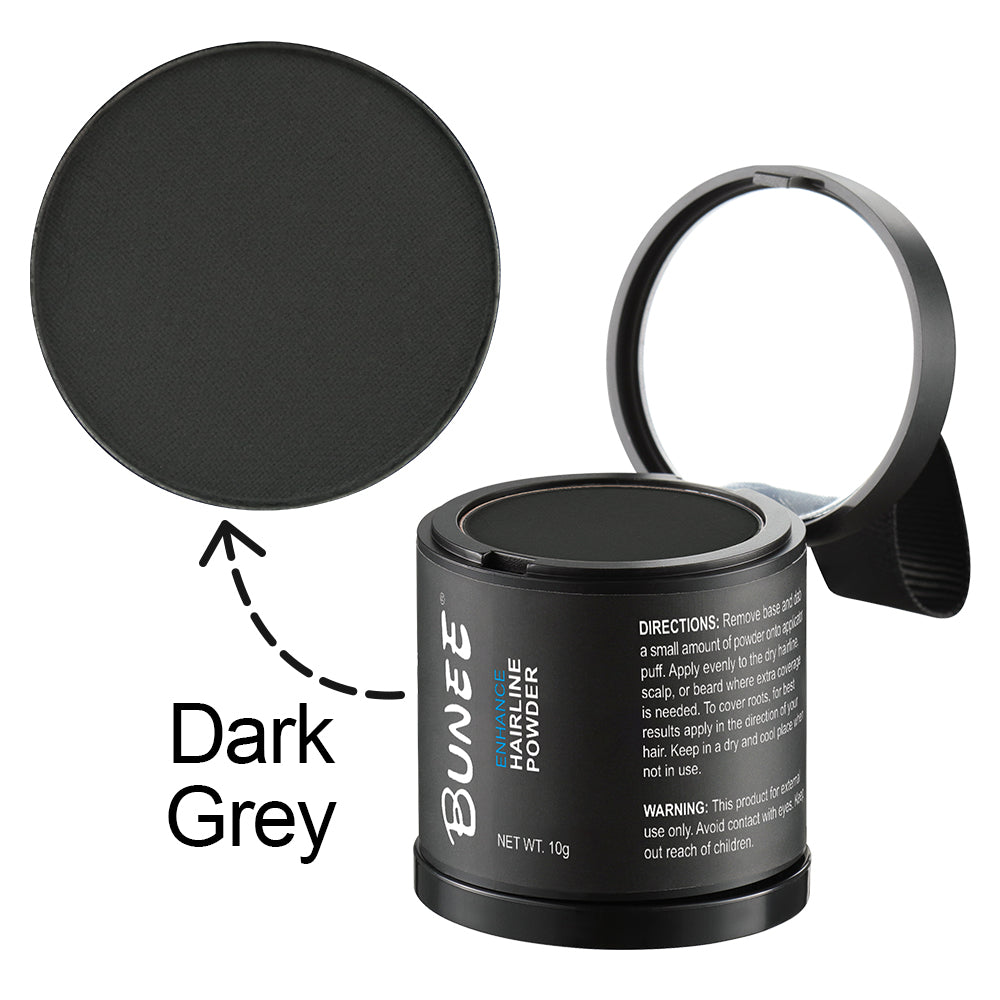 BUNEE vattenfast Hårlinjepulver Concealer - 10g - Mörkgrå - Dark Grey