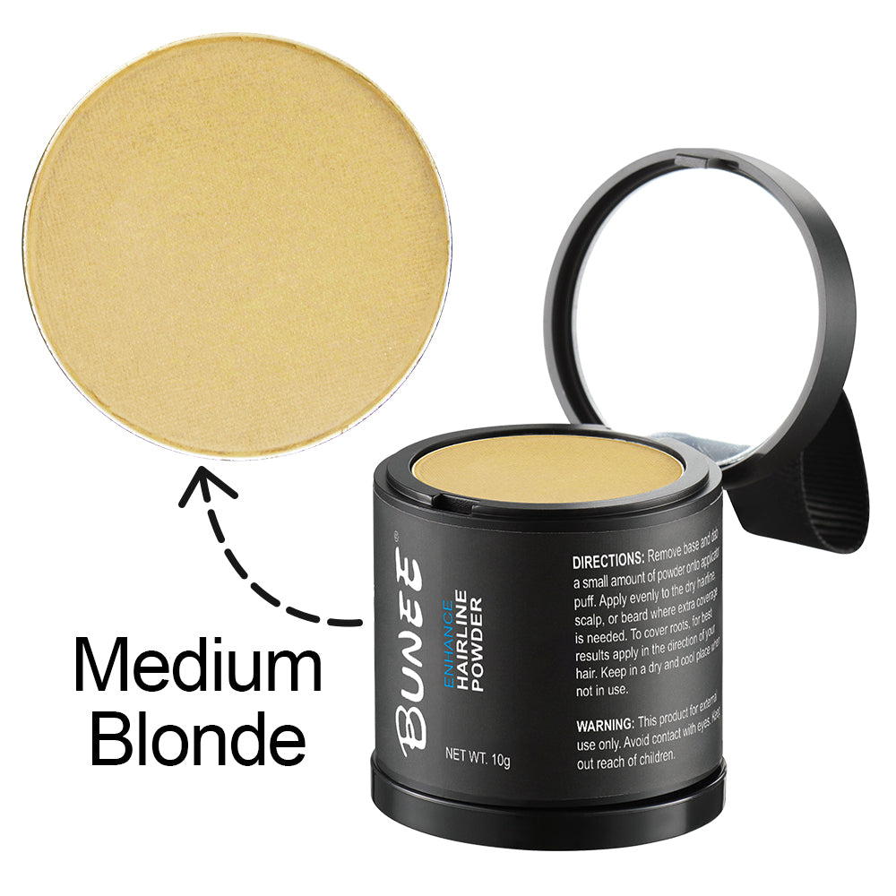 BUNEE vattenfast Hårlinjepulver Concealer - 10g - Mellanblond - Medium Blonde