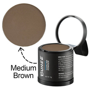 BUNEE vattenfast Hårlinjepulver Concealer - 10g - Mellanbrun - Medium Brown