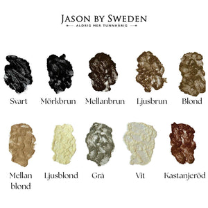 HÅRFIBER - JASON BY SWEDEN - 25G - MÖRKBRUN - DARK BROWN