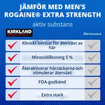 6x Kirkland Signature Minoxidil-lösning 5% för män