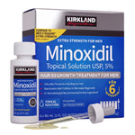 6x Kirkland Signature Minoxidil-lösning 5% för män